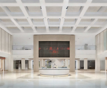 Modern Office Reception Desk-ID:257427935