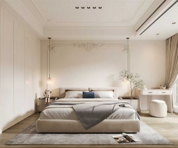 Wabi-sabi Style Bedroom-ID:981770045