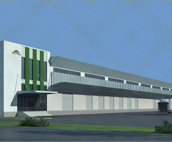 Modern Industrial Building-ID:183056124