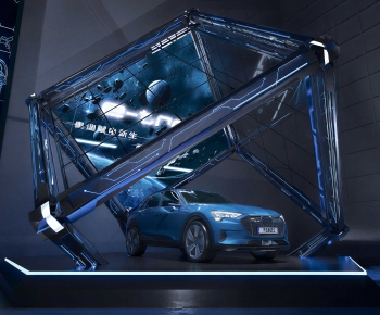 Modern Exhibition Hall-ID:691452985