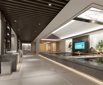 Modern Exhibition Hall-ID:288424971