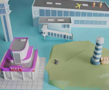 Modern Cartoon House-ID:778754001