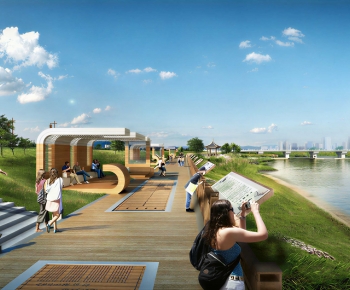 Modern Park Landscape-ID:466825963