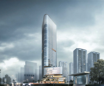 Modern Appearance Of Commercial Building-ID:435054064