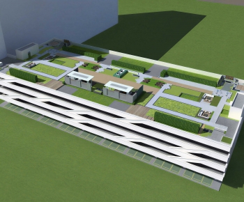 Modern Outdoor Parking Lot-ID:544384968
