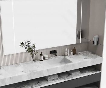 Modern Bathroom Cabinet-ID:153191099