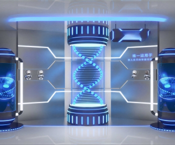 Modern Exhibition Hall-ID:575351956