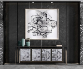 Modern Entrance Cabinet-ID:471074101