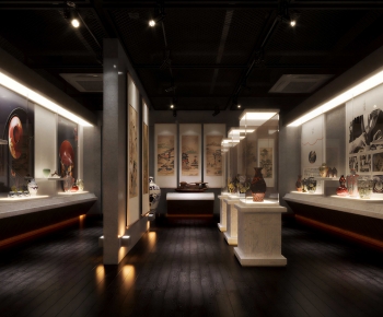 Modern Exhibition Hall-ID:248626952