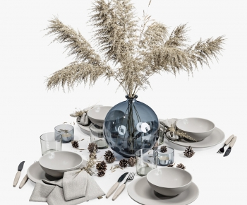 Modern Cutlery/tea Set-ID:711035018