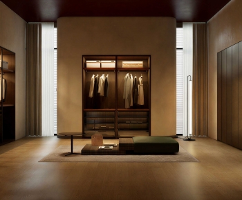 Modern Clothes Storage Area-ID:229089985