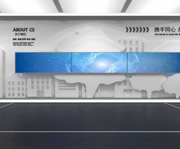 Modern Exhibition Hall-ID:684113988