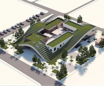 Modern Architectural Bird's-eye View Planning-ID:939294108