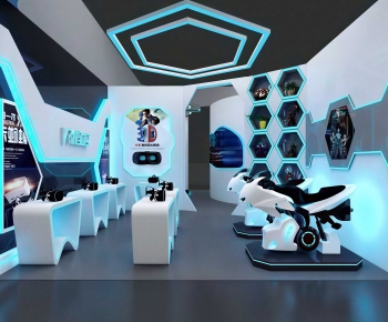 Modern Exhibition Hall-ID:651890049