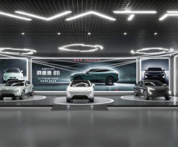 Modern Exhibition Hall-ID:388714084