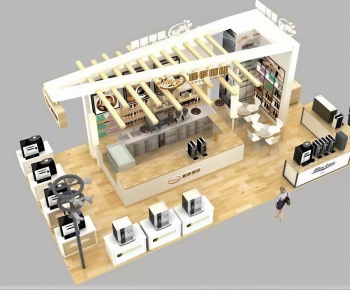 Modern Exhibition Hall-ID:422698026