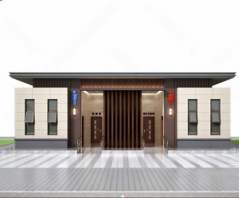 Modern Public Building-ID:346343049