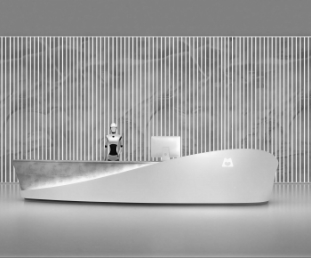 Modern Office Reception Desk-ID:226392035