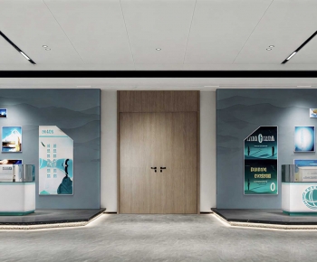 Modern Exhibition Hall-ID:492856984