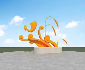 Modern Sculpture Sketch-ID:837093111