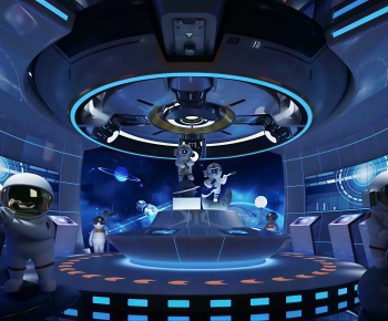 Modern Exhibition Hall-ID:572860292
