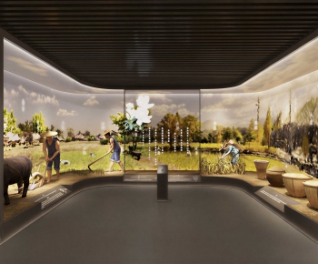 Modern Exhibition Hall-ID:881951093