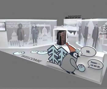 Modern Exhibition Hall-ID:976432094