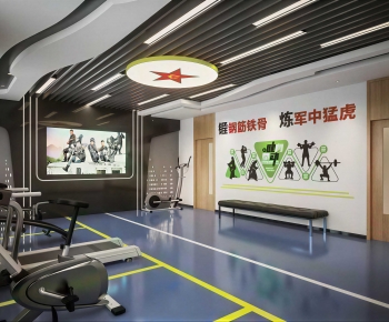 Industrial Style Gym-ID:670489077