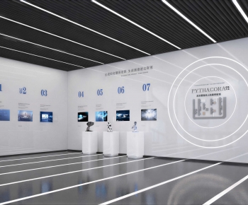 Modern Exhibition Hall-ID:443696988