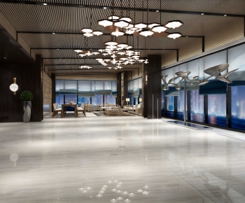 Modern Office Reception Desk-ID:986983065