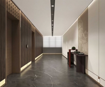 Modern Office Elevator Hall-ID:751327048