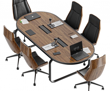 Modern Office Desk And Chair-ID:155173064
