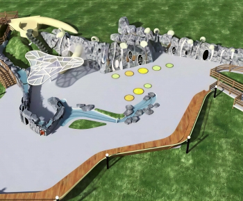 Modern Park Landscape-ID:285892012