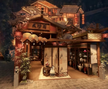 Chinese Style Retail Stores-ID:270687108