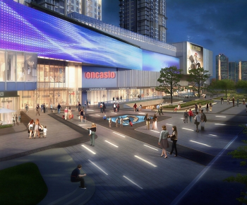 Modern Building Appearance-ID:741055977