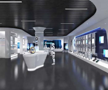 Modern Exhibition Hall-ID:441843035