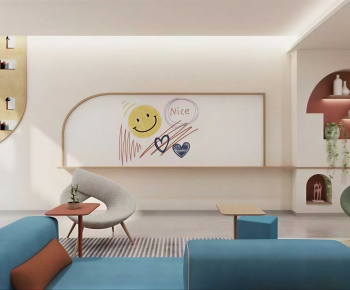 Modern A Living Room-ID:695296059