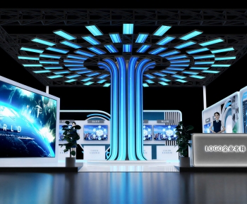 Modern Exhibition Hall-ID:164781098