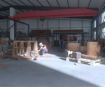 Modern Factory Floor/warehouse-ID:315119032