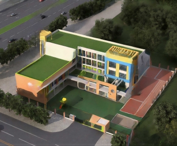 Modern Building Appearance-ID:187659035