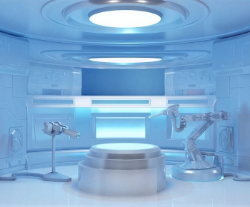 Modern Exhibition Hall-ID:691039095