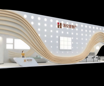 Modern Exhibition Hall-ID:329745054