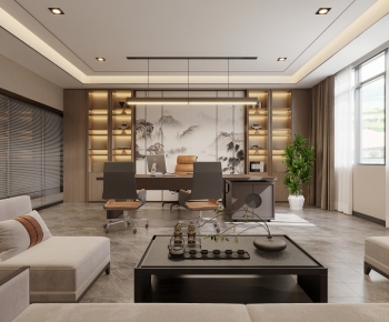 New Chinese Style Manager's Office-ID:468044042