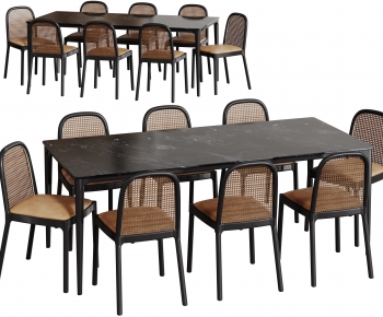 Modern Dining Table And Chairs-ID:401274925