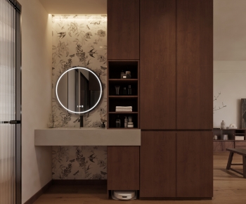 Modern Bathroom Cabinet-ID:551048045