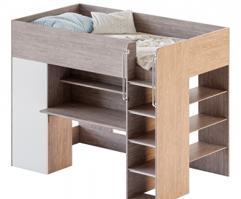 Modern Bunk Bed-ID:920350652