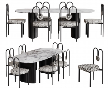 Modern Dining Table And Chairs-ID:991647967