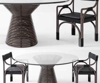 Modern Dining Table And Chairs-ID:639435052