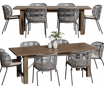 Modern Dining Table And Chairs-ID:711162093