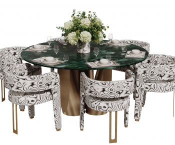 Modern Dining Table And Chairs-ID:216725114